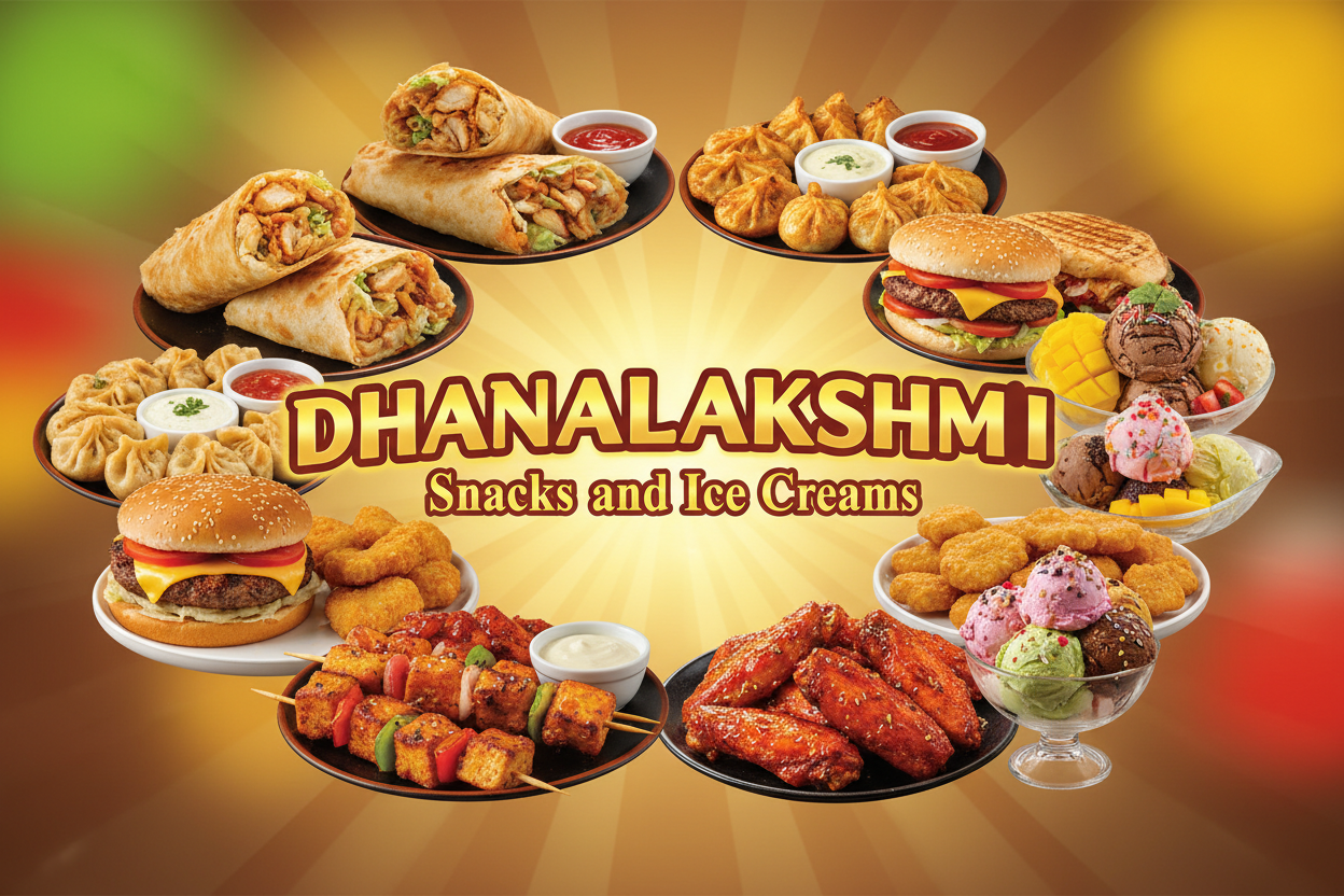 Dhanalakshmi snacks and ice creams