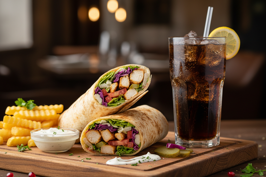 2 Chicken Shawarma + Soft Drink