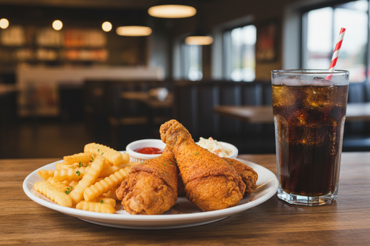 2 Joints + 2 Wings + Fries + Soft Drink