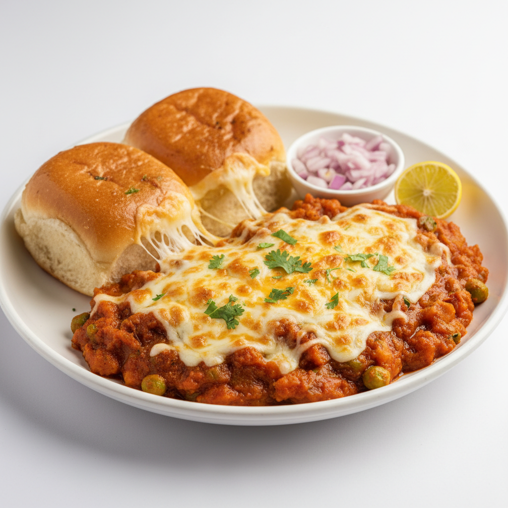 Cheese Pav Bhaji