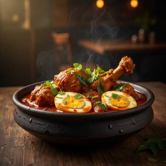 Chicken Bones with Egg