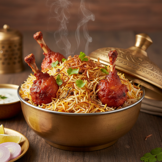 Chicken Lollipop Biryani