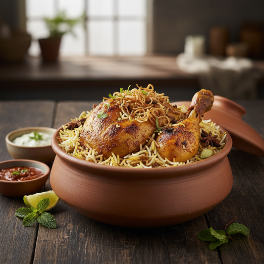 Chicken Roast Biryani Single