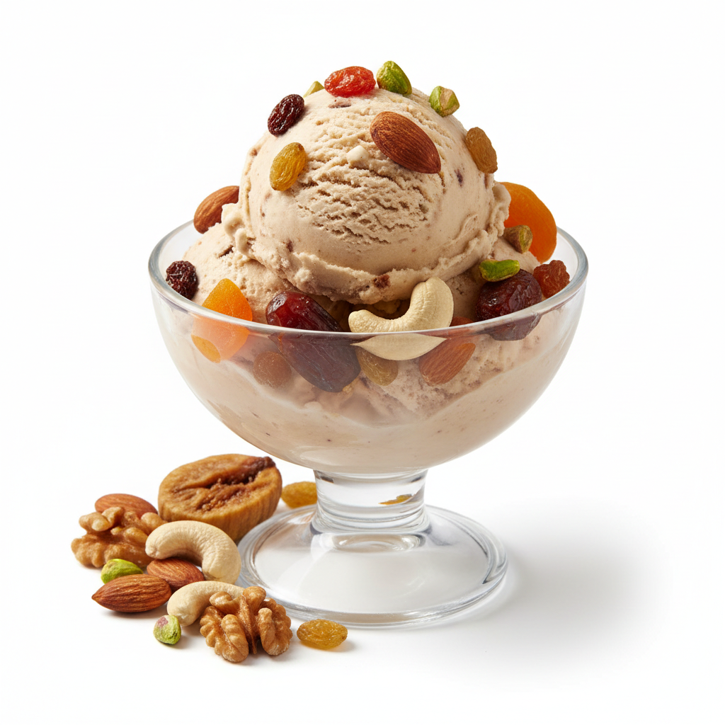 Dry Fruits Ice Cream