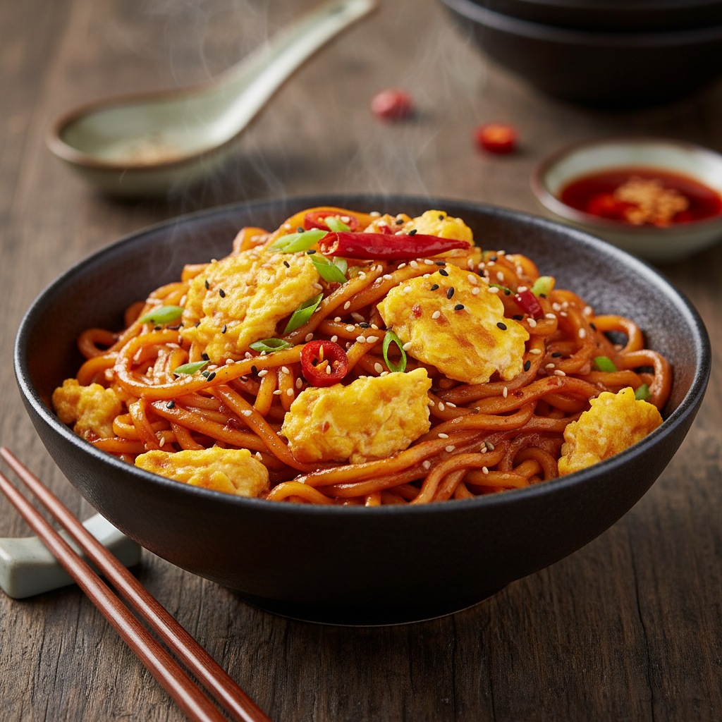 Egg Schezwan Noodles