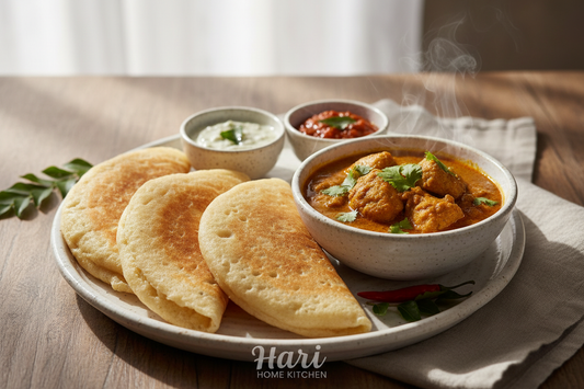 Hari Home Kitchen - Soft Dosa with Chicken Curry