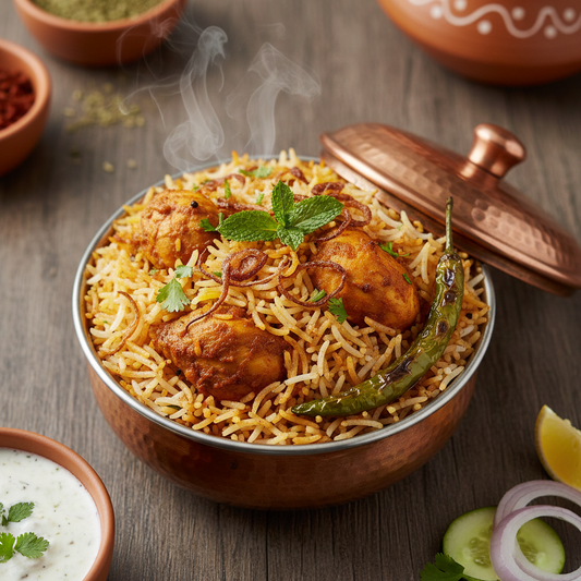 Hyd Chicken Dum Biryani Single