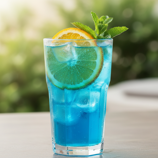 Blue Curacao Mocktail