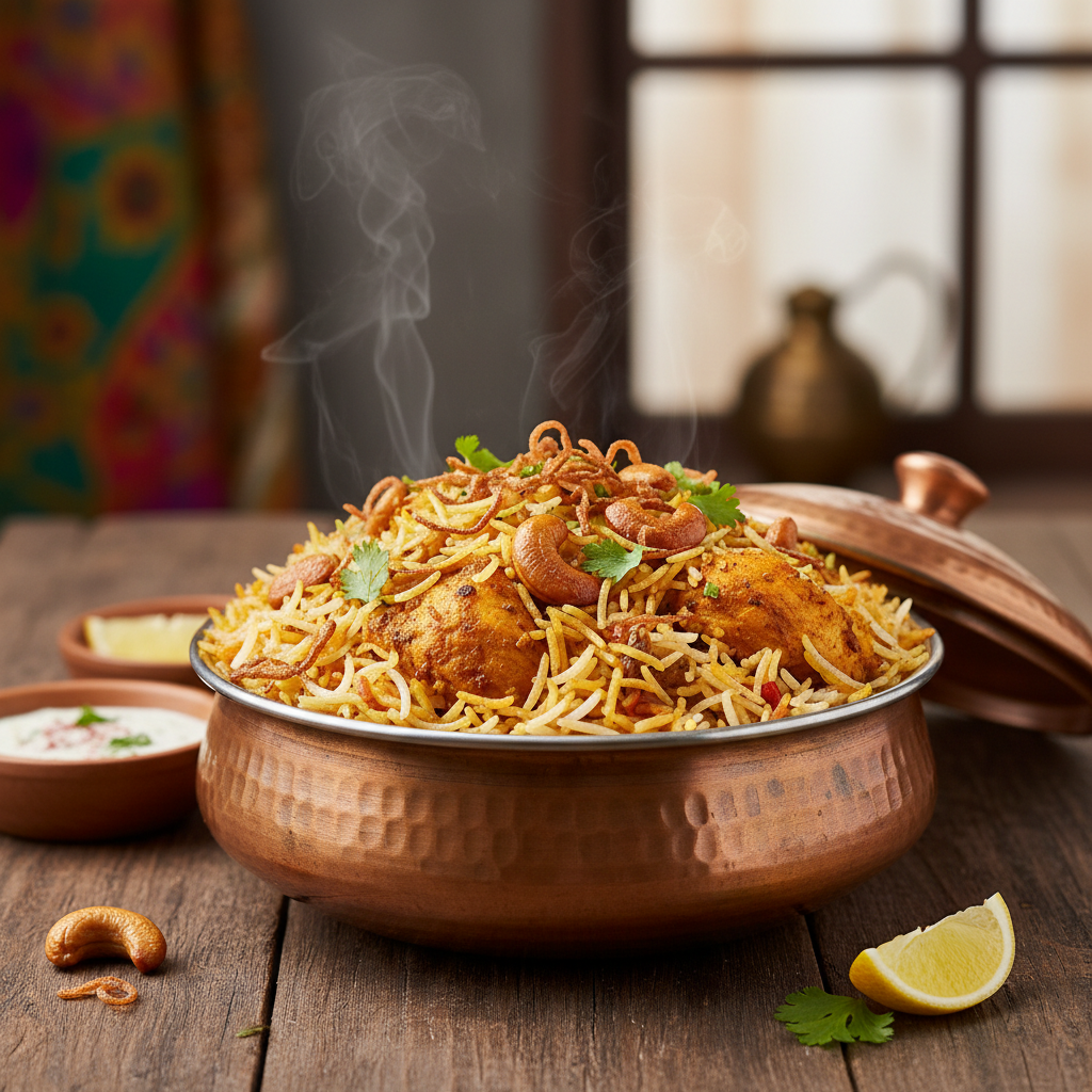 Kaaju Chicken Biryani
