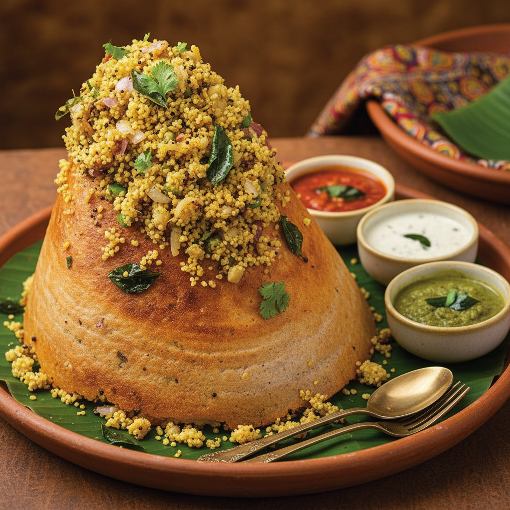 Millet Upma Dosa