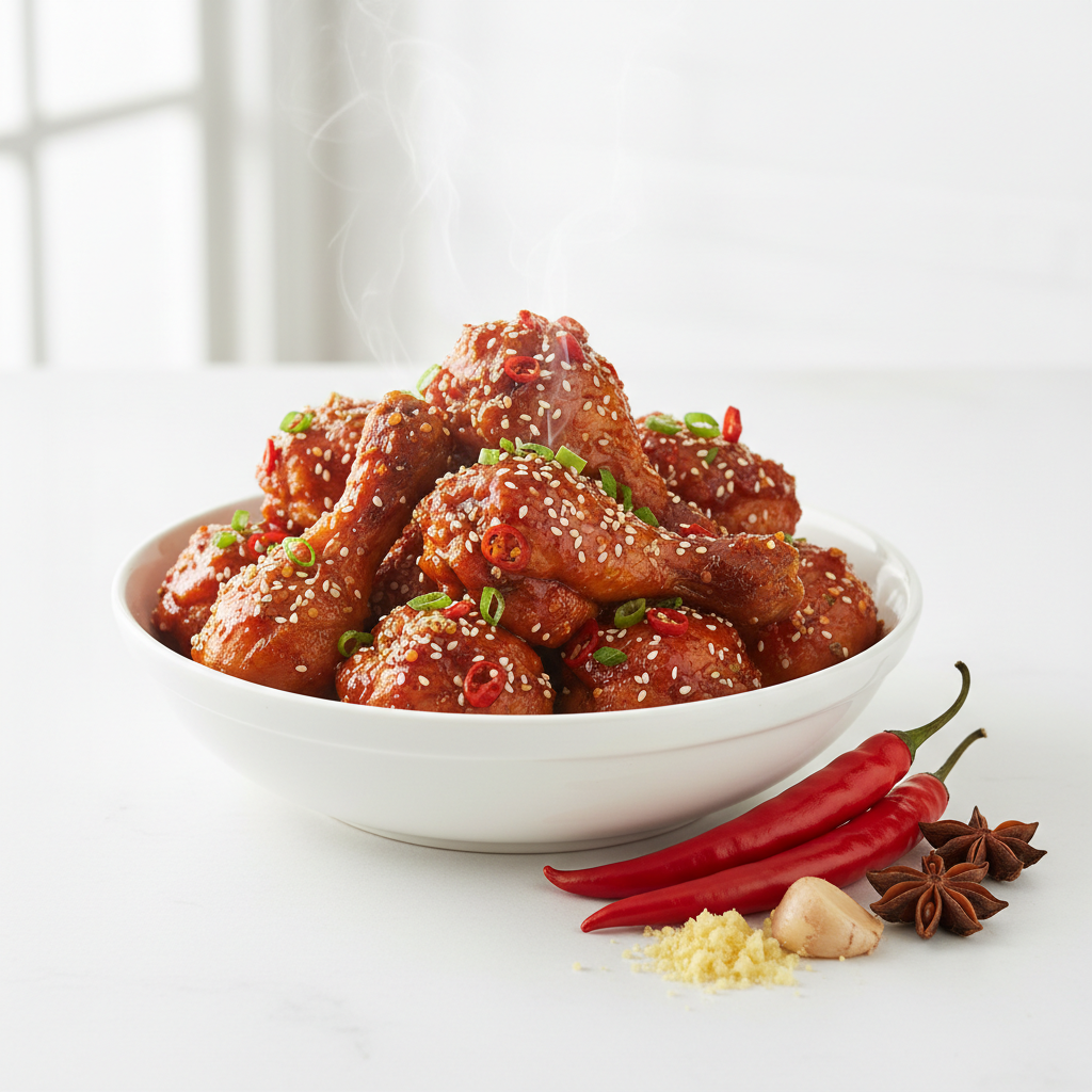 Schezwan Chicken Lollipop