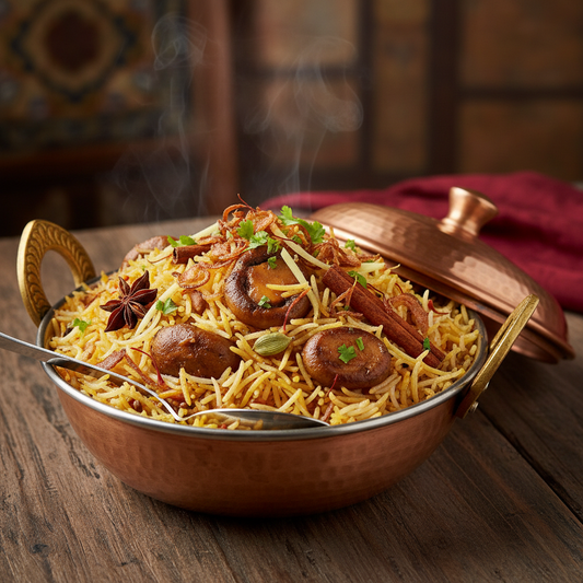 Shahi Mushroom Biryani