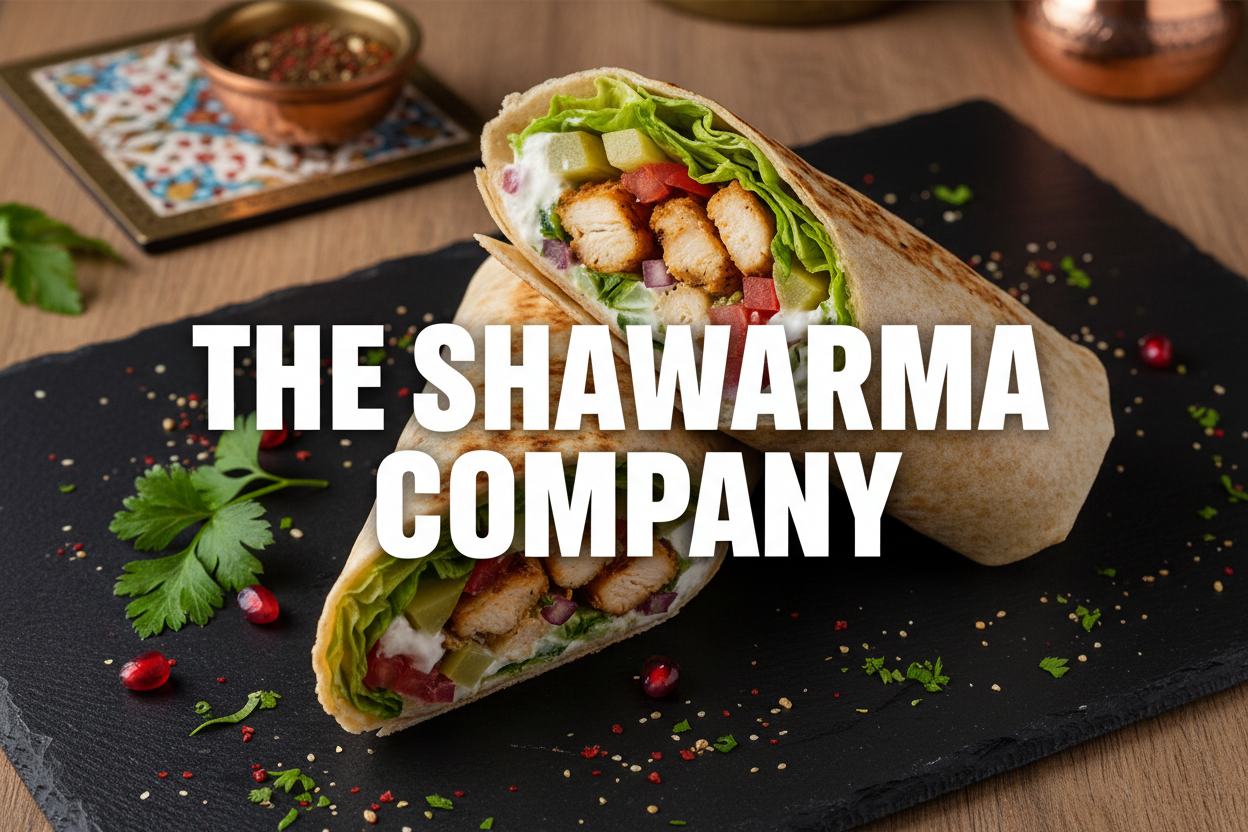 The Shawarma Company - Two Line Bold White